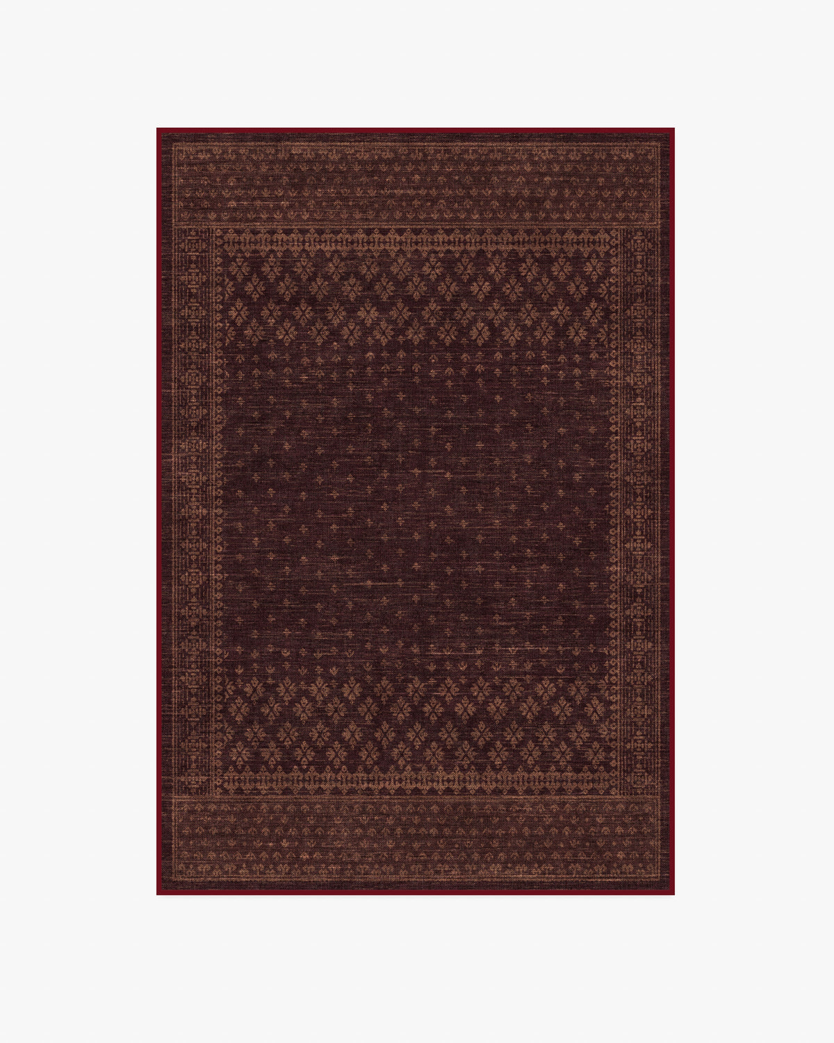 Fernanda Burgundy Flatwoven Rug