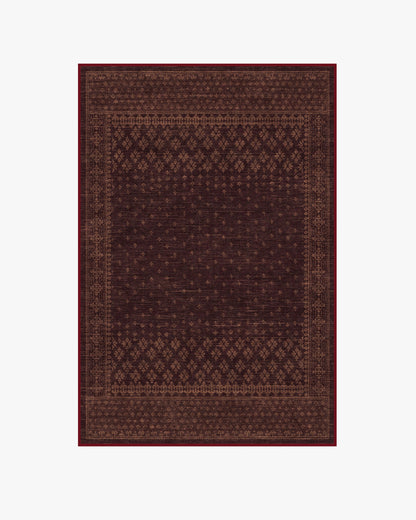 Fernanda Burgundy Flatwoven Rug