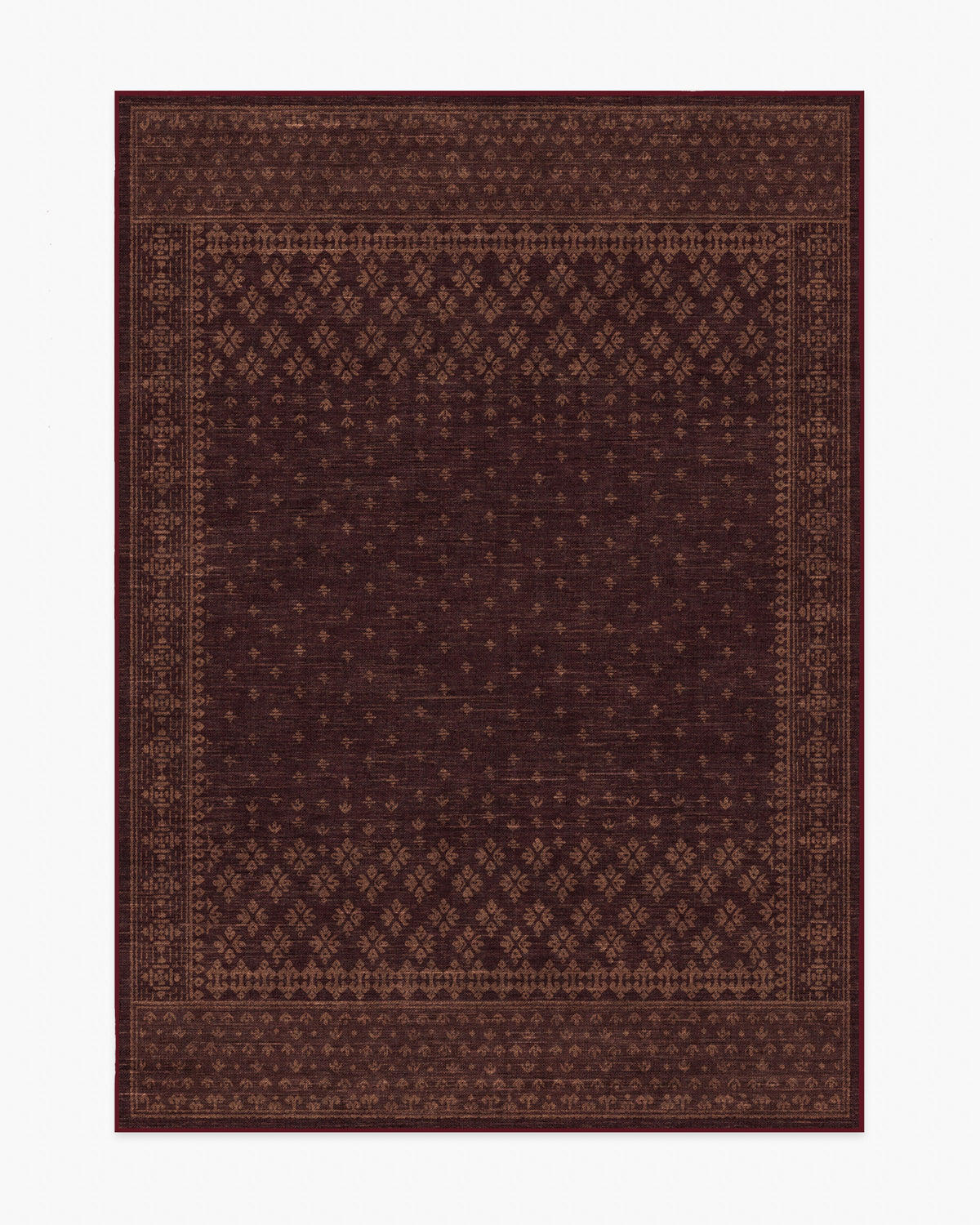 Fernanda Burgundy Flatwoven Rug