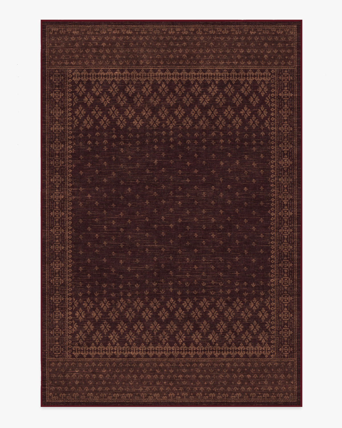 Fernanda Burgundy Flatwoven Rug