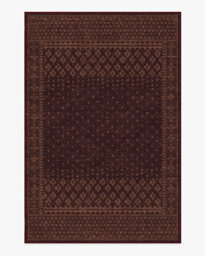 Fernanda Burgundy Flatwoven Rug