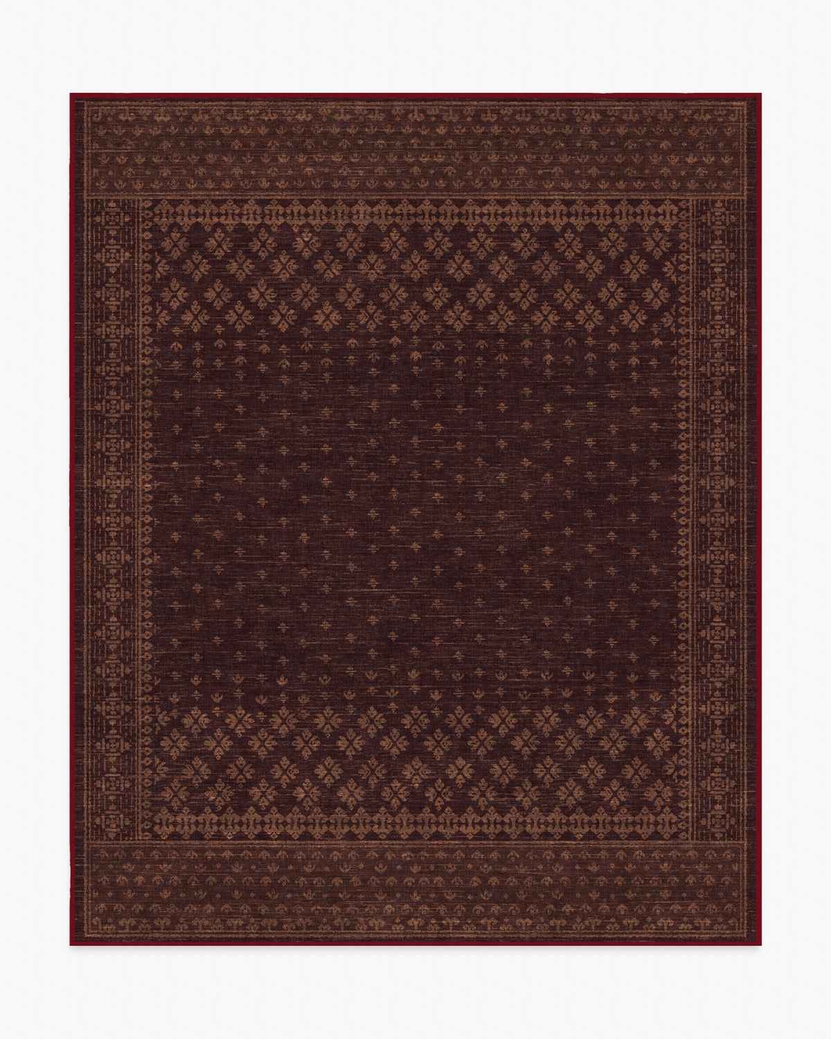 Fernanda Burgundy Flatwoven Rug