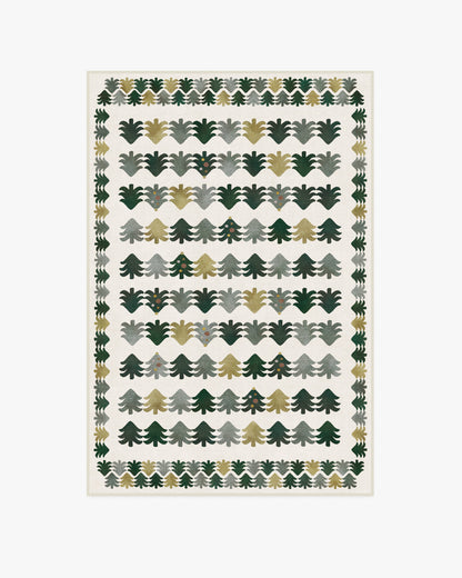 Festive Forest Green Rug