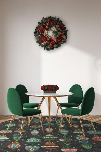 Festive Garland Multicolor Flatwoven Rug