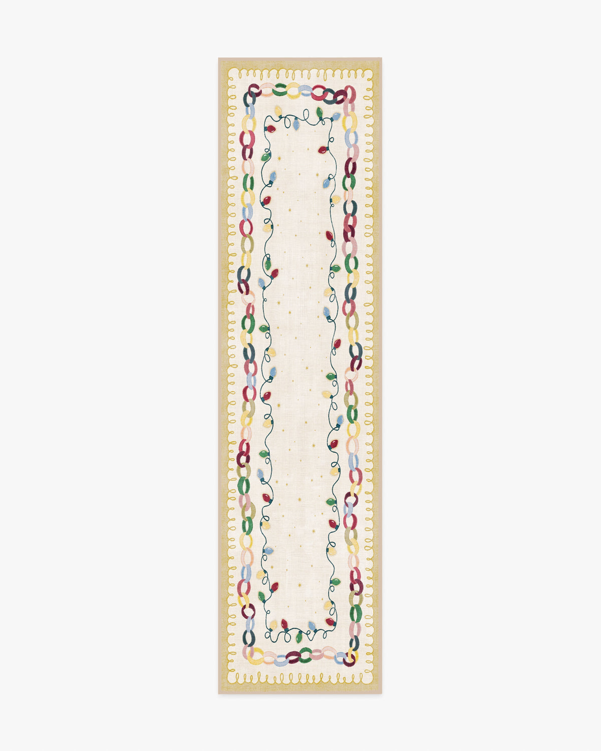 Garland Glow Cream Flatwoven Rug