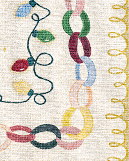 Garland Glow Cream Flatwoven Rug