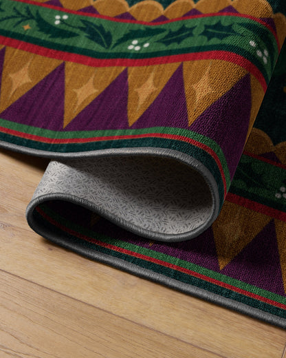 Giving Tree Green & Gold Rug