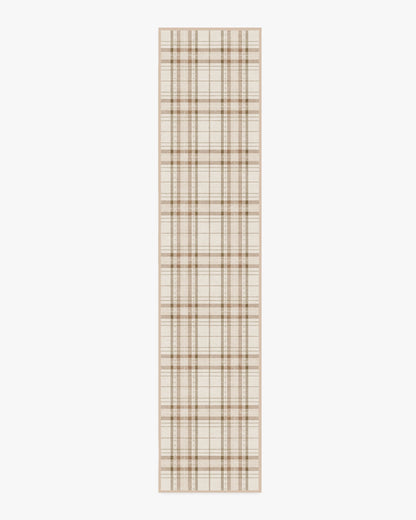Heirloom Tartan Natural Flatwoven Rug