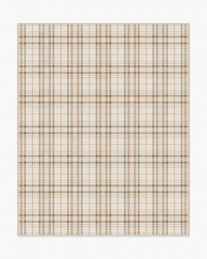 Heirloom Tartan Natural Flatwoven Rug