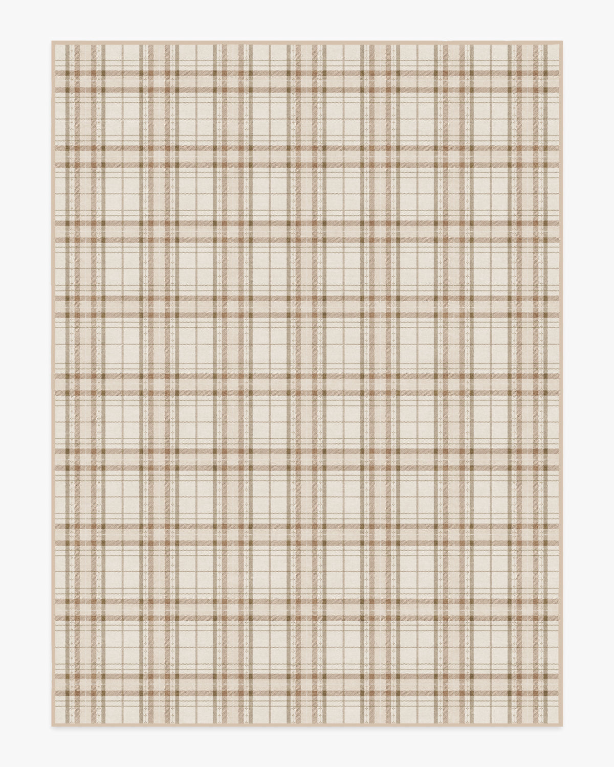 Heirloom Tartan Natural Flatwoven Rug