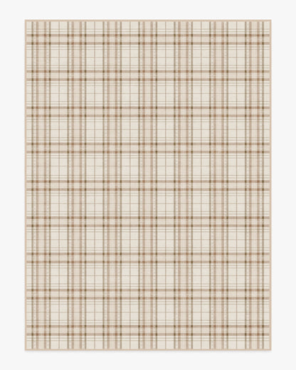 Heirloom Tartan Natural Flatwoven Rug
