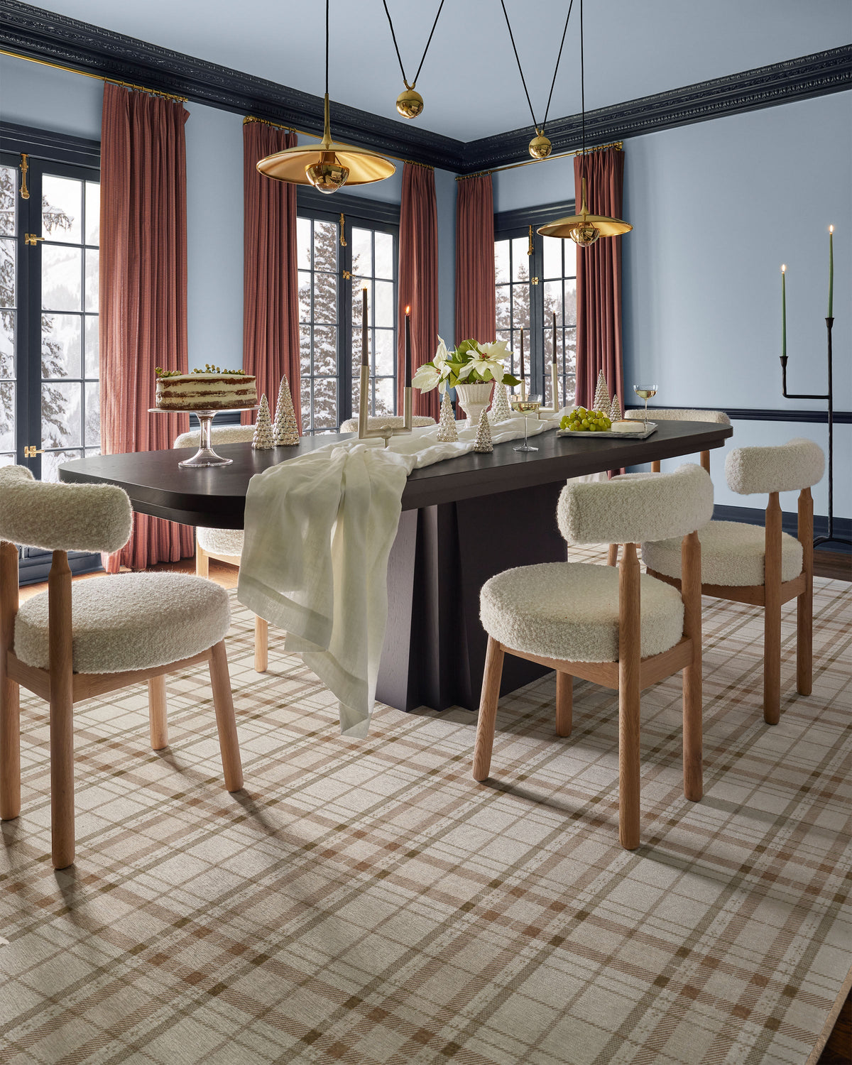 Heirloom Tartan Natural Flatwoven Rug