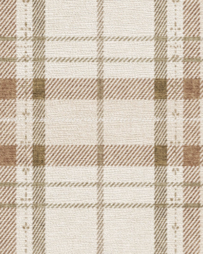 Heirloom Tartan Natural Flatwoven Rug