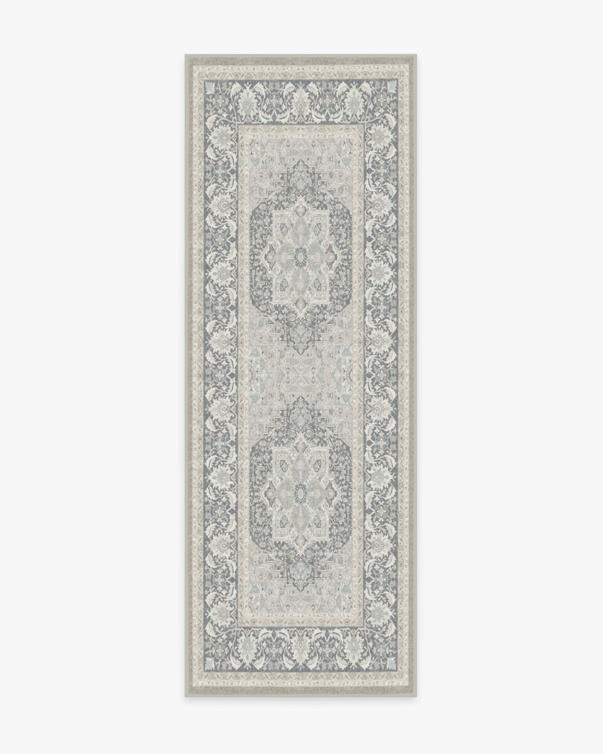 Hendesi Heriz Abalone Flatwoven Rug