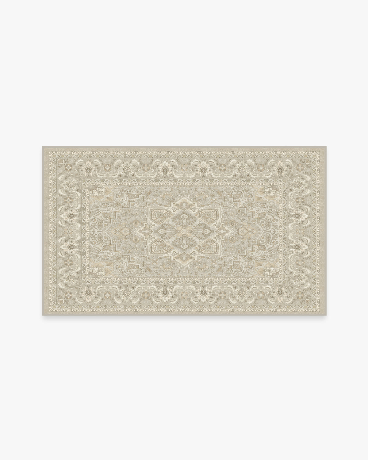 Hendesi Heriz Cream Flatwoven Rug