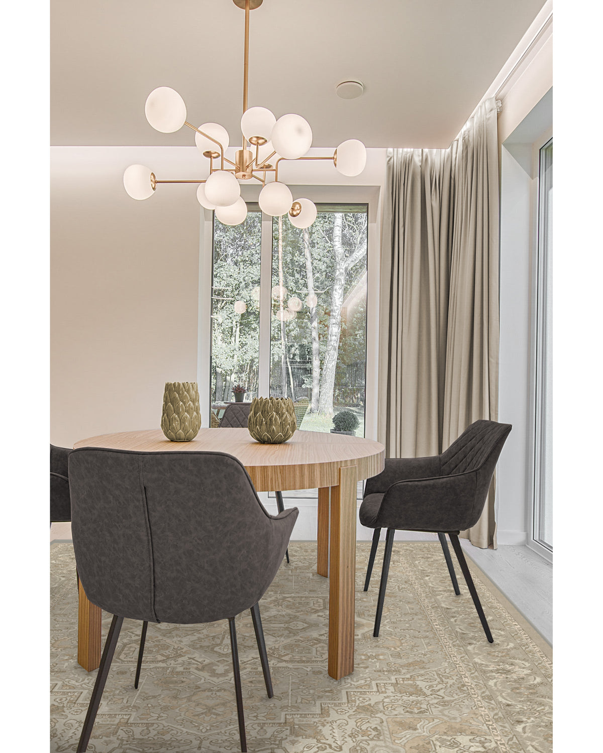 Hendesi Heriz Cream Flatwoven Rug