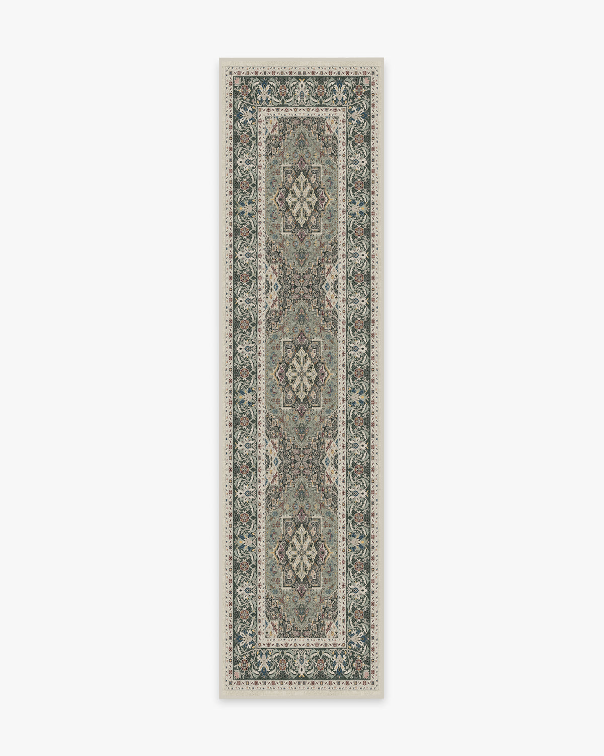 Hendesi Heriz Sage Flatwoven Rug
