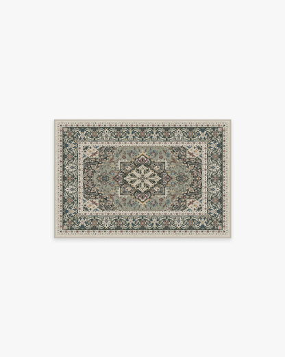 Hendesi Heriz Sage Flatwoven Rug