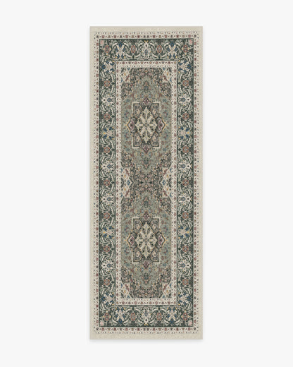 Hendesi Heriz Sage Flatwoven Rug