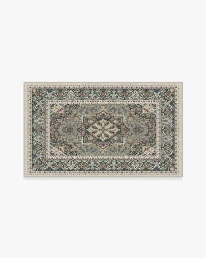 Hendesi Heriz Sage Flatwoven Rug