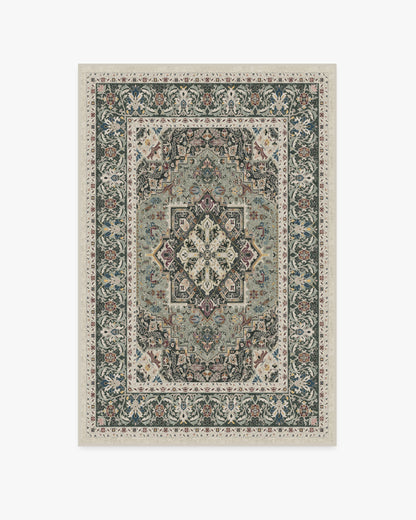 Hendesi Heriz Sage Flatwoven Rug