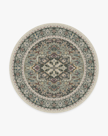 Hendesi Heriz Sage Flatwoven Rug