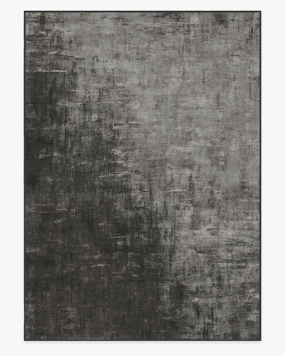 Impasto Greyscale Flatwoven Rug