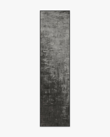 Impasto Greyscale Flatwoven Rug