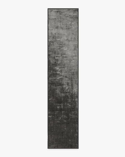 Impasto Greyscale Flatwoven Rug