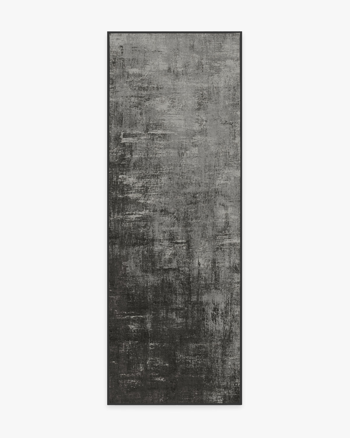 Impasto Greyscale Flatwoven Rug