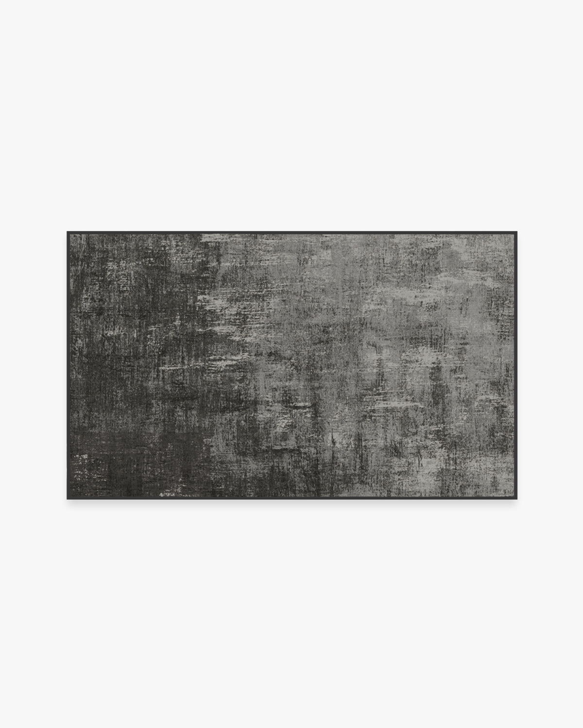 Impasto Greyscale Flatwoven Rug