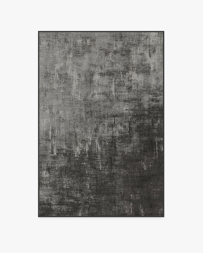 Impasto Greyscale Flatwoven Rug