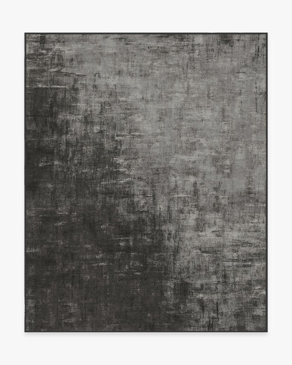 Impasto Greyscale Flatwoven Rug