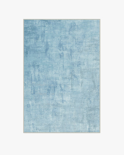 Impasto Slate Blue Flatwoven Rug
