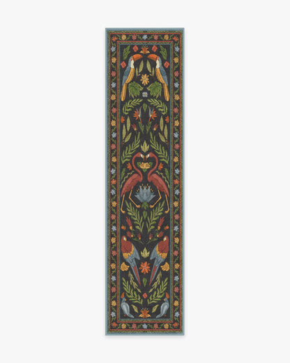 Birds Of A Feather Flatwoven Rug by Iris Apfel