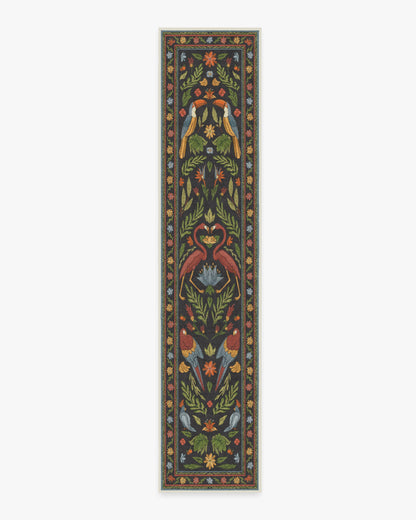Birds Of A Feather Flatwoven Rug by Iris Apfel