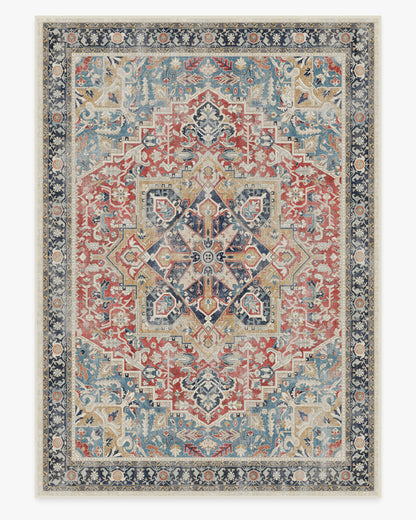 Kamran Cayenne Red Flatwoven Rug