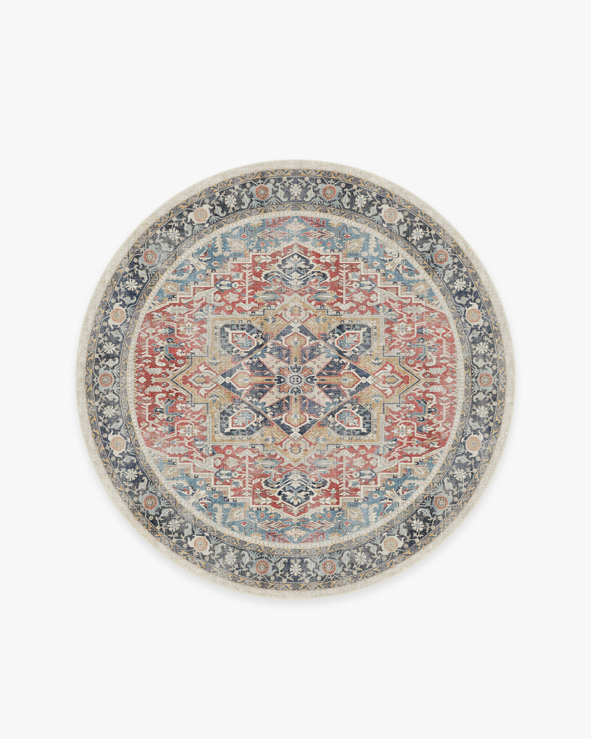 Kamran Cayenne Red Flatwoven Rug