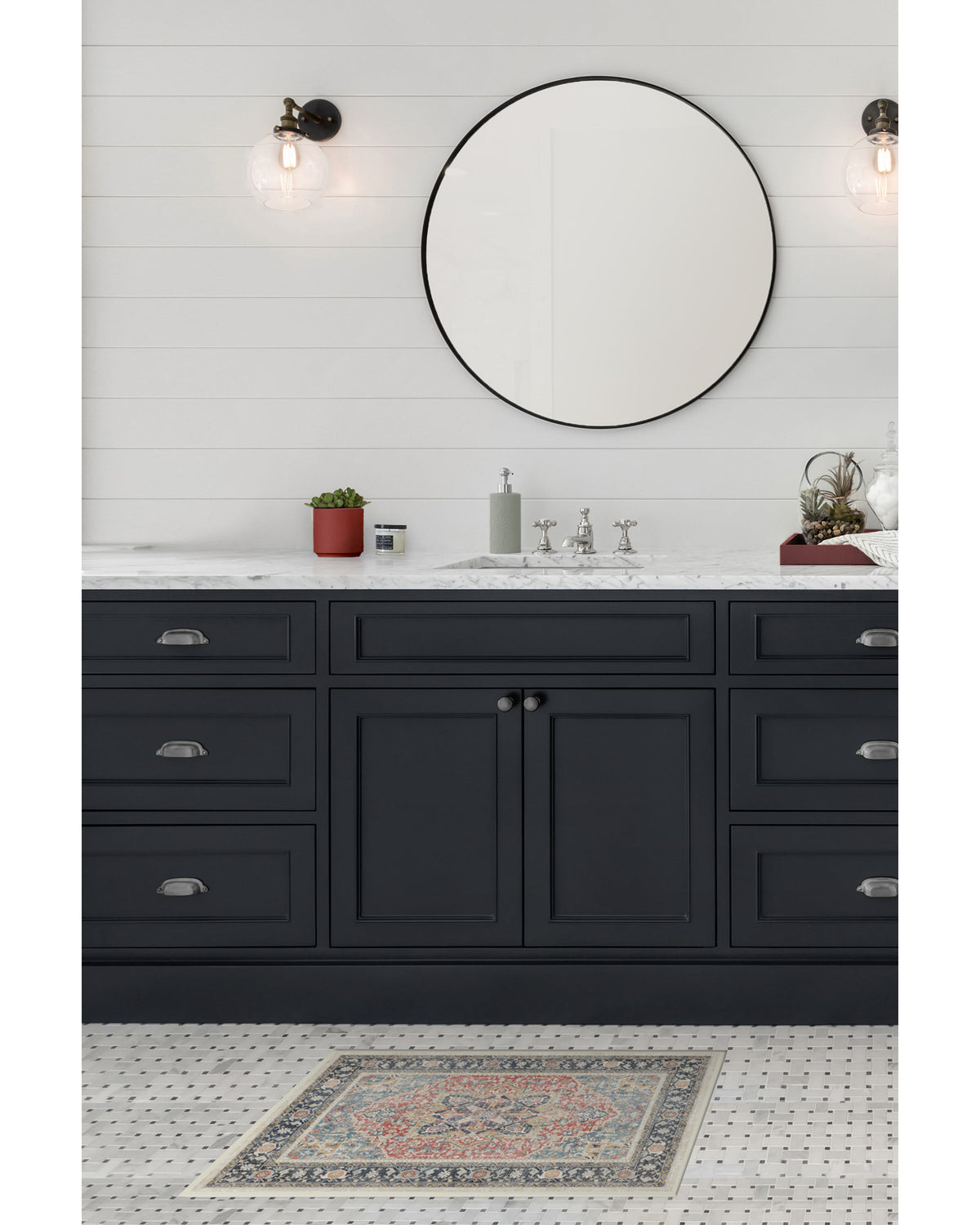 Kamran Cayenne Red Flatwoven Rug