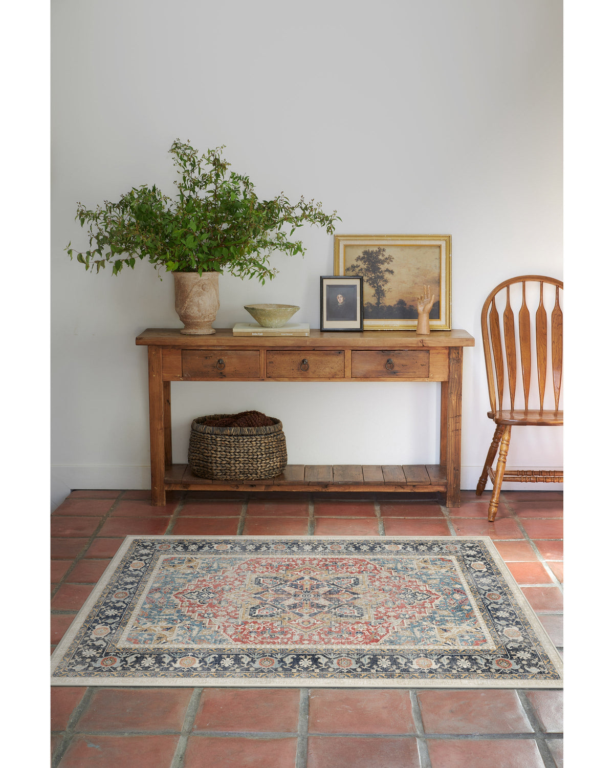Kamran Cayenne Red Flatwoven Rug