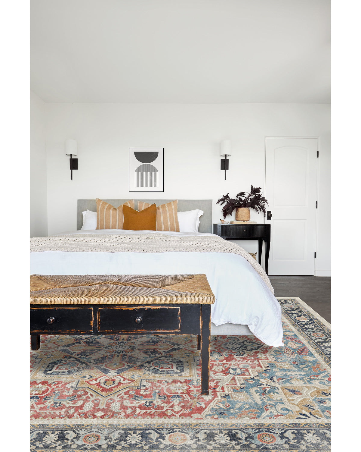 Kamran Cayenne Red Flatwoven Rug