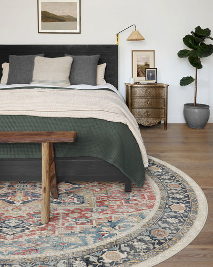 Kamran Cayenne Red Flatwoven Rug