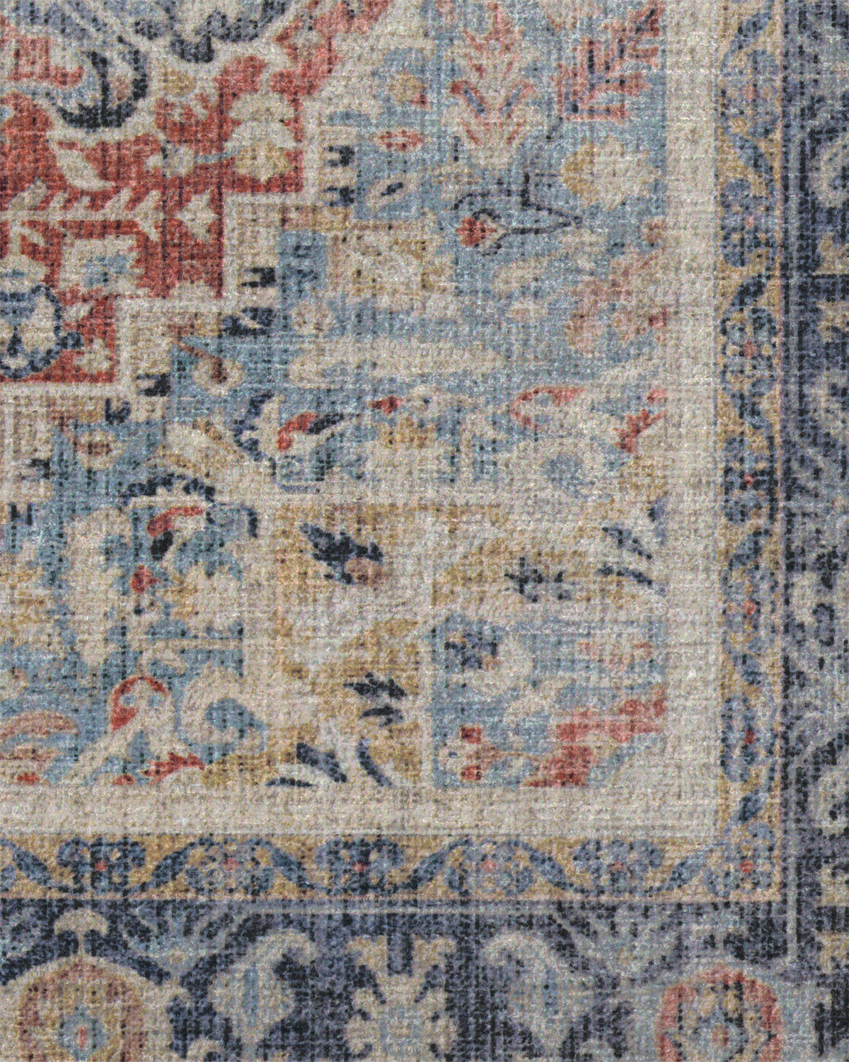 Kamran Cayenne Red Flatwoven Rug