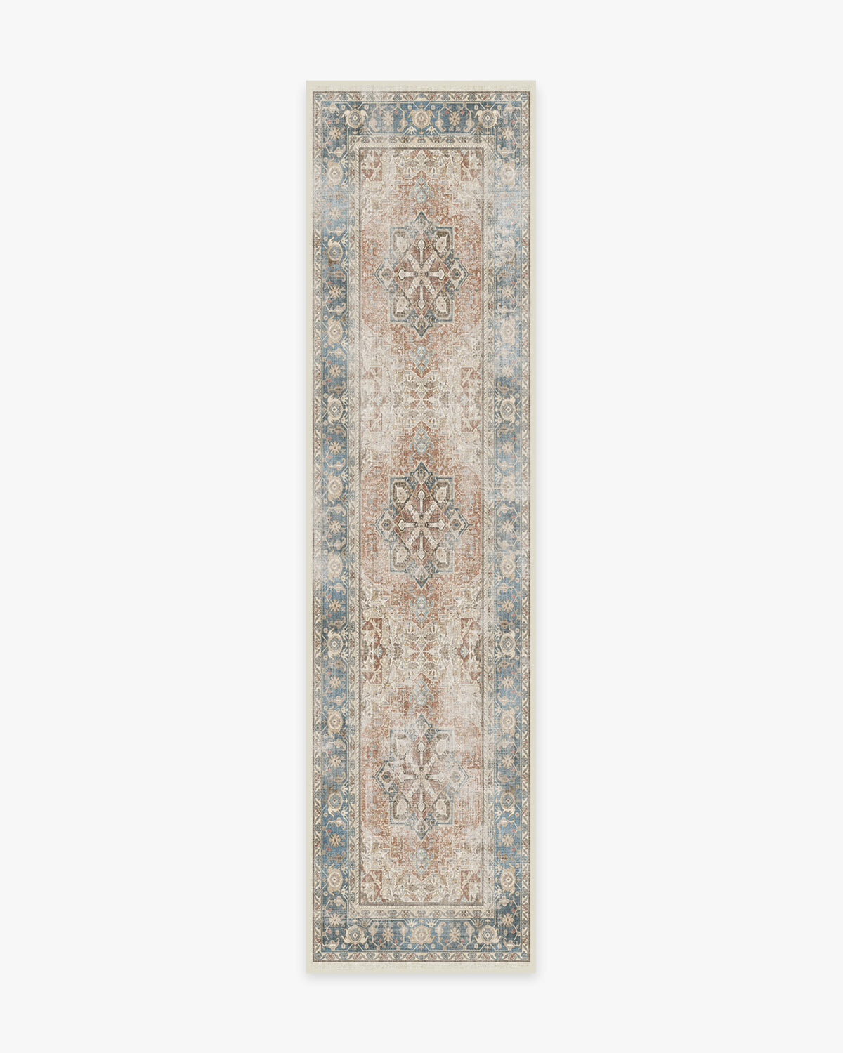 Kamran Coral Flatwoven Rug