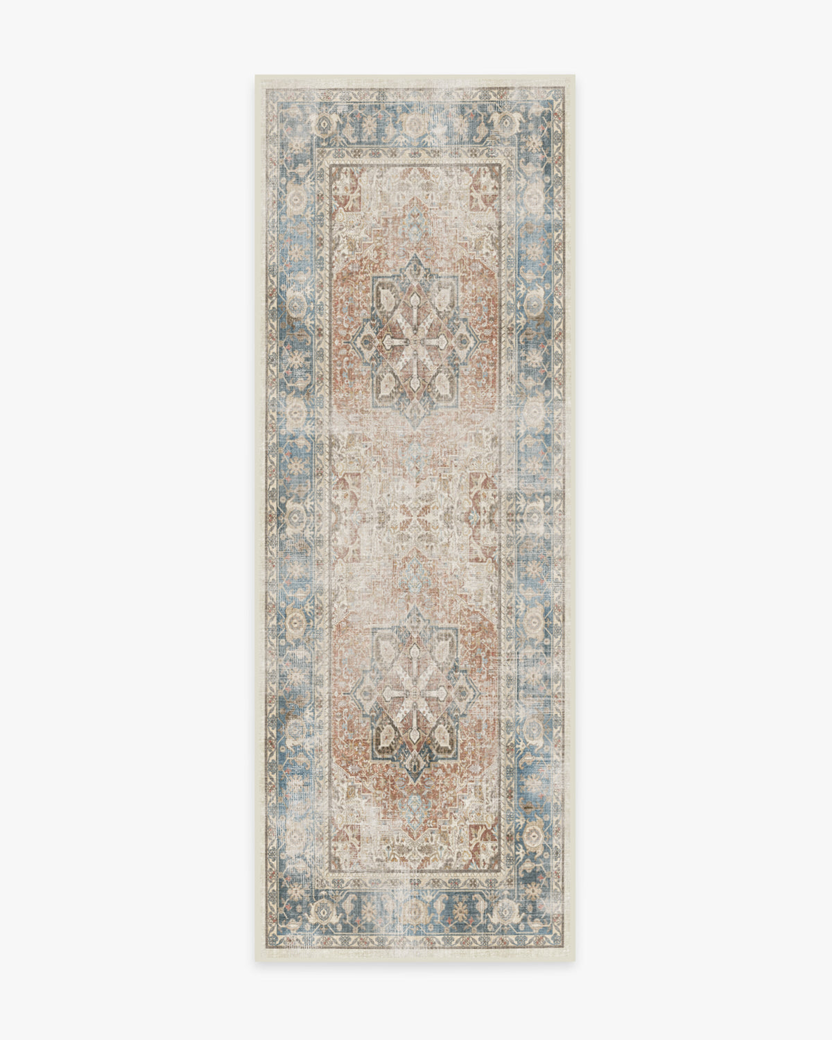 Kamran Coral Flatwoven Rug