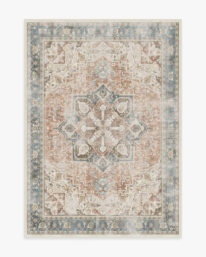 Kamran Coral Flatwoven Rug