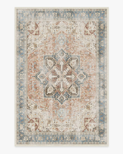 Kamran Coral Flatwoven Rug