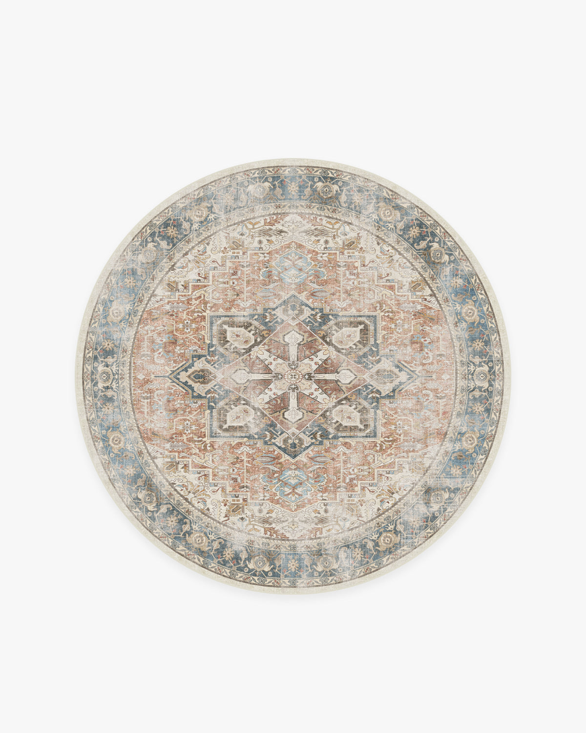 Kamran Coral Flatwoven Rug