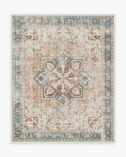 Kamran Coral Flatwoven Rug