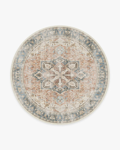 Kamran Coral Flatwoven Rug